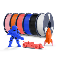 Filamen Printer 3D SUNLU PLA Plus 2.0 Profesional, Terbungkus Rapi, Tahan Benturan 10kJ/m² untuk Bambu Lab Creality Prusa