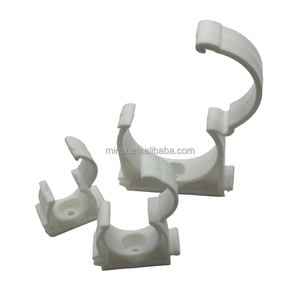 PVC <strong>Pipe</strong> Clamps U-Shaped <strong>25mm</strong> <strong>Clips</strong> with cover for Water <strong>Pipe</strong> Plastic Hose Holder - Product Image 5