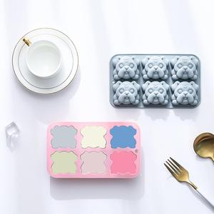 Moule à gâteau M50137 en forme de <span class=keywords><strong>bouledogue</strong></span>, moule à <span class=keywords><strong>chocolat</strong></span> chiot, moule en silicone pour la pâtisserie et la résine en forme d'animal - Product Image 4