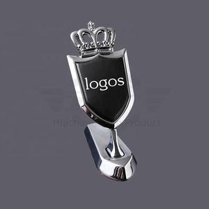 Logotipo personalizado estilo de coche capó delantero corona insignia ornamento emblema para Nissan Audi Toyota <span class=keywords><strong>KIA</strong></span> Mazda BYD VW Buick Mitsubishi - Product Image 5