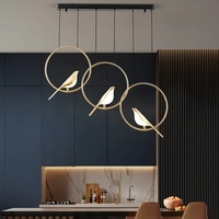 Lampe LED suspendue pour salon, Table à manger, luminaire de décoration d'intérieur, style nordique, Simple, pour chambre à coucher