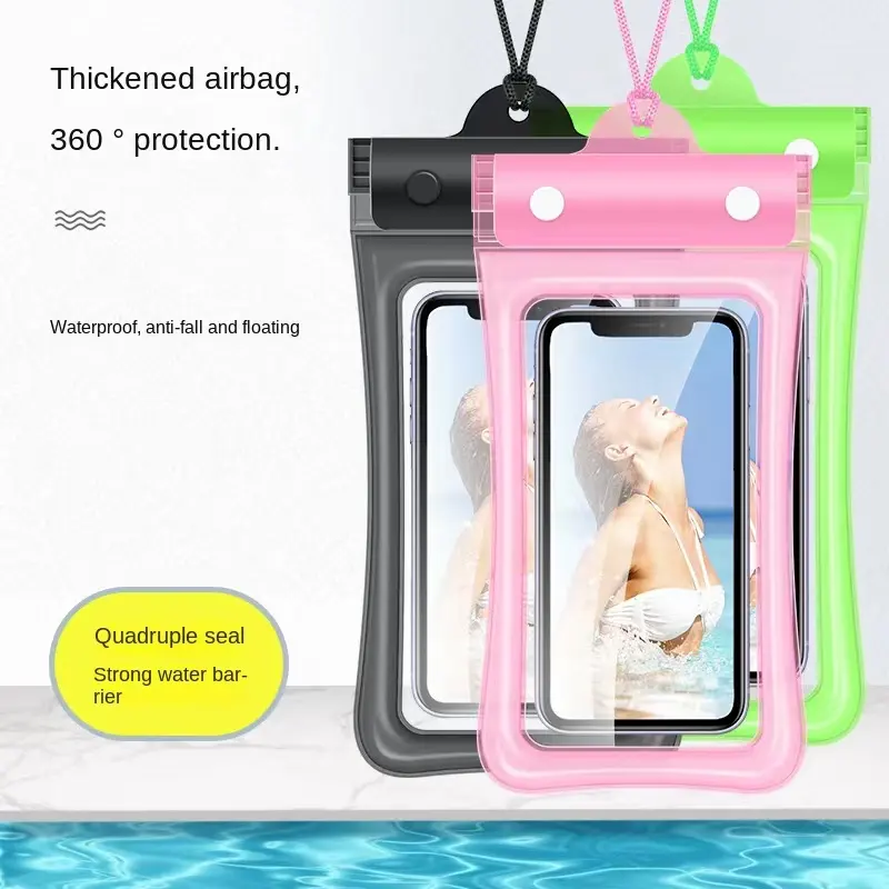 Оптовая продажа, прочные герметизирующие и прозрачные водонепроницаемые сумки для мобильного телефона для Iphone для Samsung, чехол для телефона с водными приключениями