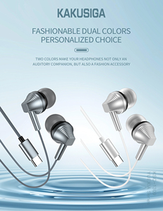 Nhà máy trực tiếp Chất lượng cao giá thấp thiết bị điện tử có dây tai nghe Type-C TPE có dây với microphone lý tưởng cho sử dụng hàng ngày/âm nhạc - Product Image 4