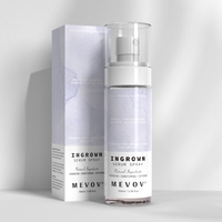 Marque privée Prévenir les poils incarnés Réduire les bosses du rasoir Apaiser les irritations après l'épilation Traitement naturel des poils incarnés Sérum en spray