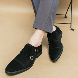 <span class=keywords><strong>Mocasines</strong></span> de Ante para <span class=keywords><strong>Hombre</strong></span>, Estilo Italiano, Cómodos, Tallas 38-46, Zapatos Oxford de Vestir para Oficina, Negocios, Sin Cordones - Product Image 2