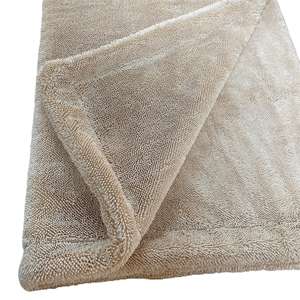 Felpa de secado de alta calidad que detalla 1200gsm Edgeless 60x90cm <span class=keywords><strong>Toalla</strong></span> de secado de <span class=keywords><strong>microfibra</strong></span> Twistd Loop de doble capa - Product Image 4