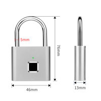 Cadenas intelligent à empreintes digitales, bagage étanche haute sécurité, sac à dos, porte de valise, porte de casier de gymnastique