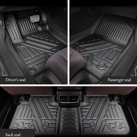 Accessoires intérieurs Muchkey, tapis de voiture 5D toutes saisons, tapis de sol en TPE pour Toyota RAV4 Corolla Vios Yaris Camry