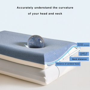 Nova memória do sono cervical travesseiro pro sono profundo recuperação lenta pescoço proteção memória travesseiro - Product Image 2