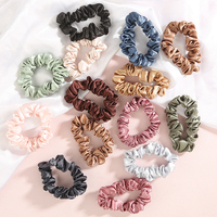 Paket Warna Kustom Klasik Ikat Rambut Tanpa Jahitan Tali Ikat Rambut-Scrunchies-Grosir untuk Hadiah Wanita dan Anak Perempuan