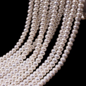 Perles en verre imitation abaque de 2 à 12 mm, rondelles plates, en vrac pour la fabrication de colliers et boucles d'oreilles, vente directe d'usine en gros - Product Image 2