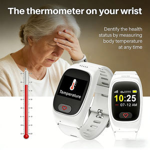 Montre intelligente 4G pour <span class=keywords><strong>personnes</strong></span> âgées, avec suivi de la fréquence cardiaque, SOS, alarme, GPS, LBS, Wifi, localisation, pour le maladie d'Alzheimer - Product Image 6