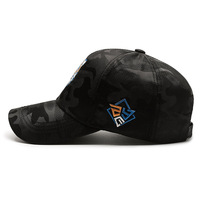 Casquette de baseball camouflage brodée motif tigre, séchage rapide, maille respirante, unisexe, pour extérieur, visière incurvée, réglable, légère, OEM ODM, vente en gros