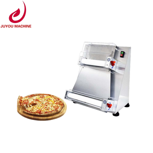 Máquina formadora de masa de Pizza eléctrica a precio barato Máquinas de prensa de masa de Pizza de tamaño ajustable - Product Image 1