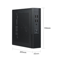 Rgeek portátil TX07 Mini ITX caja de la computadora Mini-ITX chasis HTPC PC Oficina chasis portátil caja de escritorio
