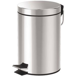 Poubelle de salle de bain chromée 12LT - Product Image 1