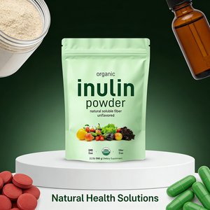 Serbuk Inulin Oem Odm, <span class=keywords><strong>Spirulina</strong></span> Organik, Serat Larut Nabati untuk Kesehatan Pencernaan Dewasa - Product Image 4