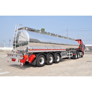 <span class=keywords><strong>Remorque</strong></span> citerne en acier à trois essieux capacité 40000L/50000L pour le transport de lait/carburant Semi <span class=keywords><strong>remorque</strong></span> de camion - Product Image 1