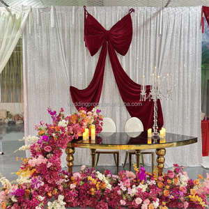 <span class=keywords><strong>ม่าน</strong></span>แขวน<span class=keywords><strong>ผ้า</strong></span>ไหมปรับแต่งขนาดได้และสีขาวฉาก<span class=keywords><strong>หลัง</strong></span>แต่งงานฉาก<span class=keywords><strong>หลัง</strong></span><span class=keywords><strong>ผ้า</strong></span><span class=keywords><strong>ม่าน</strong></span>ตกแต่งเวที - Product Image 2