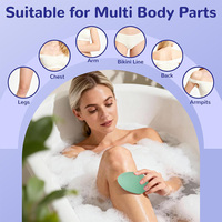 Lima de Pies de Nanocristal Portátil y Reutilizable, Removedor de Callos, Exfoliación de Piel sin Dolor, Depilación de Cristal para Mujeres y Hombres, Piernas y Brazos