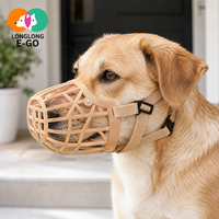 Penutup Mulut Anjing Anti Gigit Anti Menggonggong Mencegah Makan Acak Anti Lepas Masker Mulut untuk Anjing Kecil dan Sedang