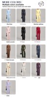 Ensemble de yoga et d'entraînement décontracté automne/hiver, uni, polyvalent, effet seconde peau, séchage rapide, coupe ajustée, deux pièces pour femme en Spandex/Nylon, taille mi-haute