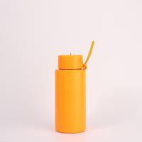 Bouteille d'eau écologique réutilisable en acier inoxydable avec impression UV, double paroi isolée sous vide, gourde sportive pour les événements de marche/course