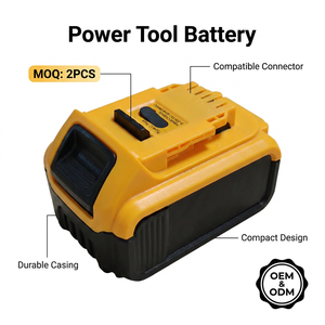 Batterie d'outillage électrique 20V 6.0Ah de haute qualité en promotion – Batterie de remplacement supérieure pour outils électriques - Product Image 1