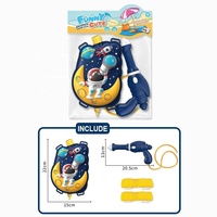 1200ml grande capacité sac à dos pistolet à eau jouet été en plein air plage eau bataille pistolet à eau jouet avec espace sac à dos réservoir