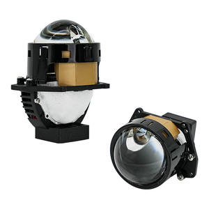 Phares de voiture LED FANKAI haute puissance 77W avec projecteur bi-xénon 3 pouces, faisceau haut et bas intégré, en alliage d'aluminium - Product Image 3