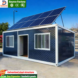 บ้านคอนเทนเนอร์หรูหราแบบขยายได้ ขนาด 40 ฟุต พร้อมส่วนลด 10% บ้านสำเร็จรูปขนาดเล็กแบบโมดูลาร์ พับเก็บได้ ขนาด 20 ฟุต ทนทานต่อสภาพอากาศ ใช้เป็นโรงรถ/อู่ซ่อม พร้อมโครงเหล็ก - Product Image 1