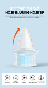 鼻吸引器ソフトチップセーフサッカー新生児真空吸引病気の幼児実用的な幼児吸収鼻クリーナー鼻 - Product Image 4