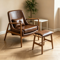 Fauteuil d'appoint de luxe léger avec dossier, chaise de coiffeuse pour chambre à coucher, chaise de bureau de loisirs de style nordique pour salon
