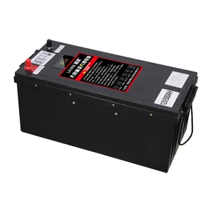Personalizar Bateria de iões de Lítio de Alta Capacidade 12V300AH Lifepo4 fonte de alimentação de armazenamento para VD/carro de golfe