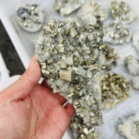 Pyrite naturelle de haute qualité avec grappe de quartz, cristal de chakra de guérison, spécimen brut de pierres précieuses pour souvenirs, vente en gros