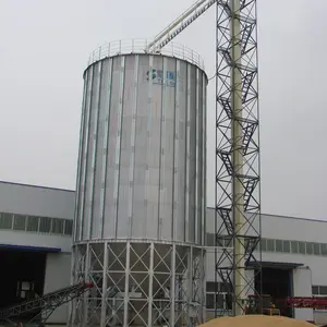 Montaj çelik tahıl silosu tankı