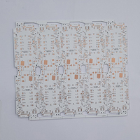 Ampoule Led PCB en aluminium 1.6T 1Oz, Circuit imprimé Source Led pour l'éclairage, les panneaux lumineux, l'éclairage de vitrine de bijoux