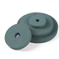 Roue abrasive en carbure de silicium vert, haute résistance, faible bruit, pour la découpe et le meulage de l'acier au tungstène, vente en gros d'usine