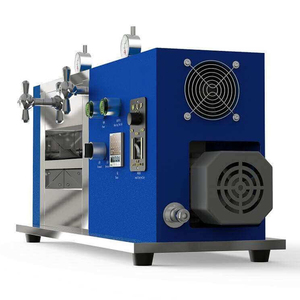 Machine de pressage rouleau à rouleau de laboratoire pour le calandrage à chaud des électrodes de batteries au lithium pour la recherche sur les films cellulaires - Product Image 1