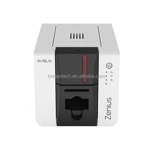 New Original Evolis Zenius 2 Single-sided Plastic Card Printer Print PVC ID Card Printers 300dpi