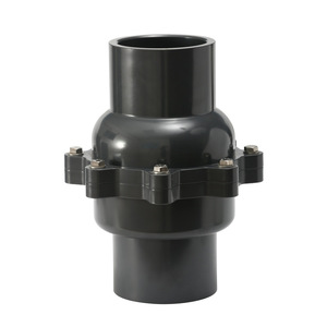 Hướng dẫn sử dụng một chiều kiểm tra van uPVC lật tấm và van kiểm tra Swing PVC Thiết kế ngang cho ứng dụng hóa học phương tiện truyền thông nước - Product Image 1