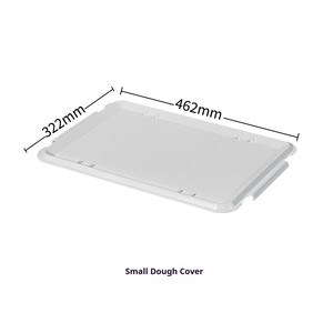 Plateaux de Fermentation et de Stockage Industriels <span class=keywords><strong>en</strong></span> Plastique Blanc Empilables avec Couvercles pour Boulangeries Professionnelles - Product Image 6
