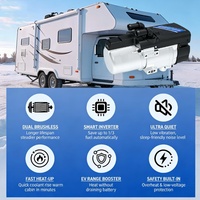 Nuevo Calentador de Agua con Termostato Diésel de 7000W 12V CC para Camión/Auto/Barco con Control Remoto y Precalentador de Motor