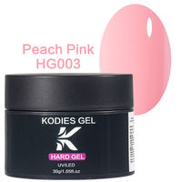 KODIES GEL 30g Gel dur pour extension d'ongles Nude Haute Qualité Normes UE Gel de Construction Modélisation et Nivellement des Ongles