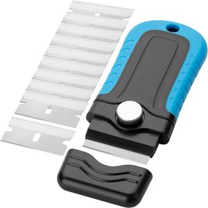 Eco-Friendly Household Cleaning Tool for Removing Labels <b>Decals</b> Paint-Retractable Plastic Razor Blade <b>Window</b> Glass Scraper - Product Image 1