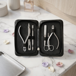 Professional Stainless Steel <b>Nail</b> <b>Tool</b> Set Cuticle Nippers Trimmer Scissors Portable Manicure Pedicure Kit Finger Care Durable - Product Image 3
