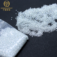 Vente en gros usine 1000 pièces par sac Moissanite blanche couleur D Pierre en vrac 0,8-2 mm DEF VVS Moissanite diamant taille brillant rond