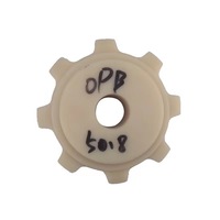 Pignon à chaîne coudé latéral robuste Boîte à boissons Ligne de convoyeur OEM Engrenage en nylon personnalisable
