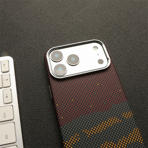 Coque de protection magnétique en fibre de carbone et métal pour iPhone 18 <span class=keywords><strong>Pro</strong></span>, compatible avec iPhone 18 et 17 <span class=keywords><strong>Pro</strong></span> <span class=keywords><strong>Max</strong></span> - Product Image 3