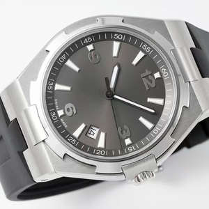 Nuevo Reloj de Pulsera Mecánico Automático de Moda, con Esfera Gris Lisa, Caja de Acero, Luz Nocturna, Resistente al Agua, Correa de Goma Informal - Product Image 3